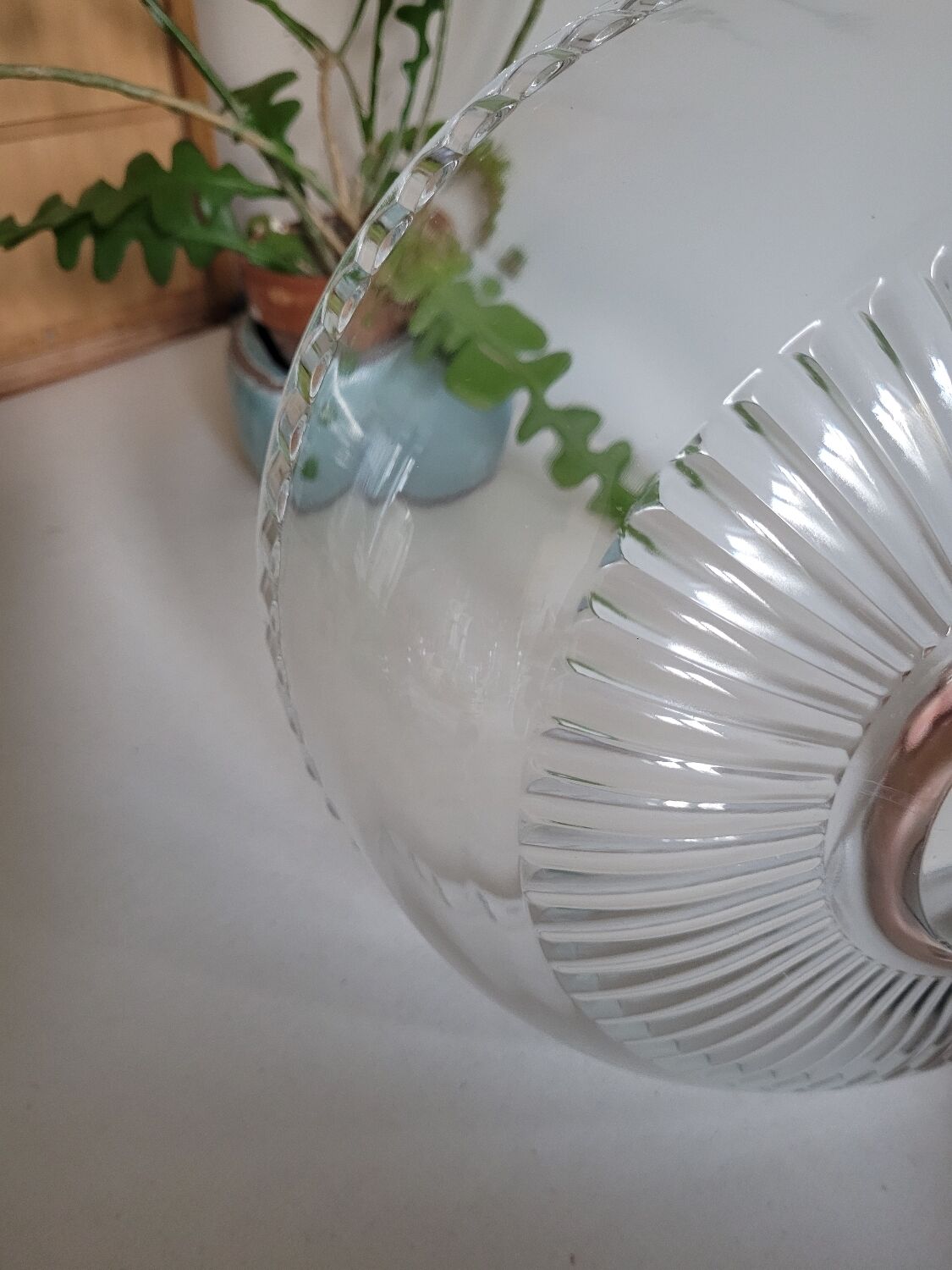 Luminarc glass cake dome