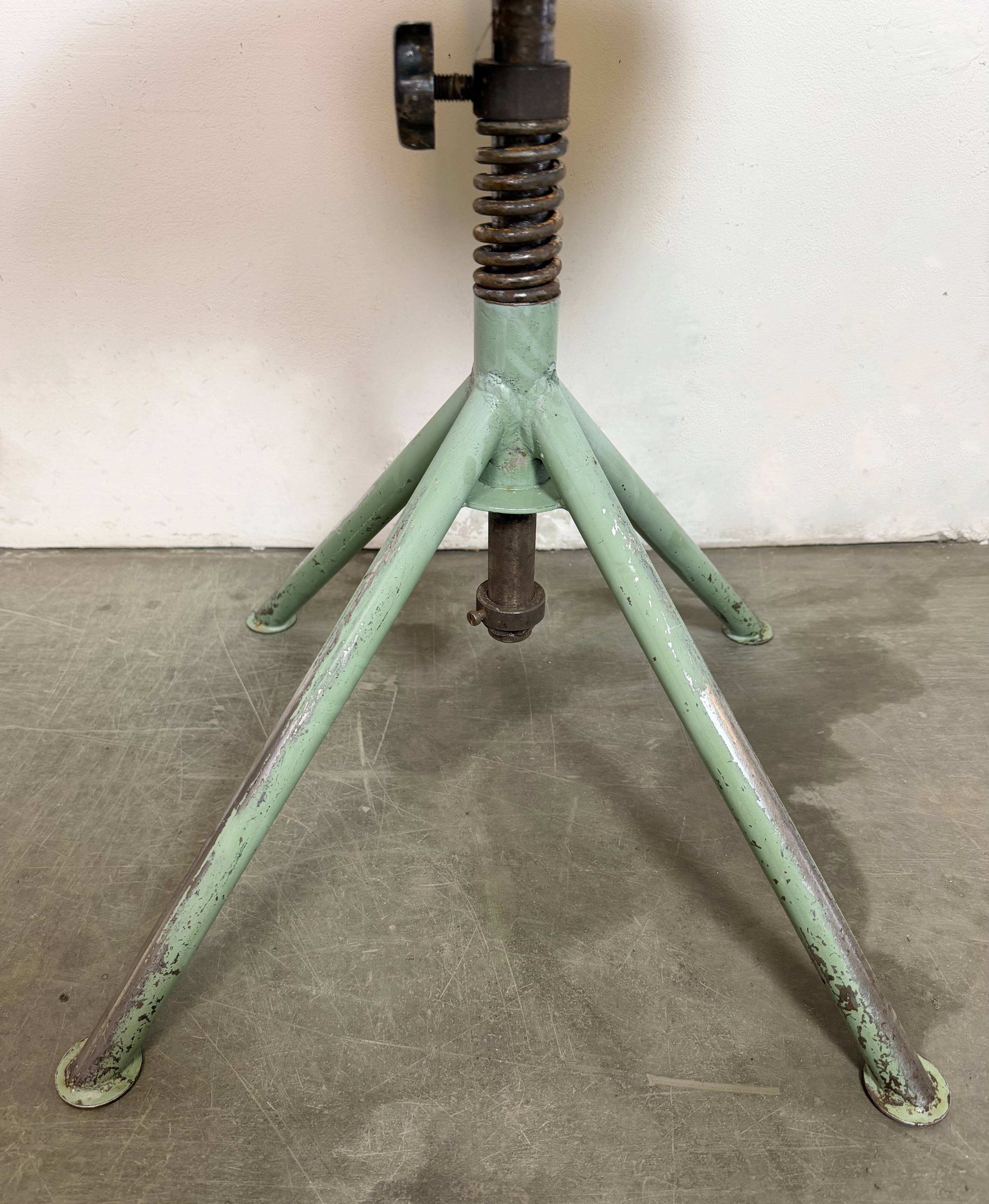 Green Industrial Workshop Chair, 1950s