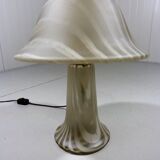 Peill & Putzler glass mushroom table lamp, Germany
