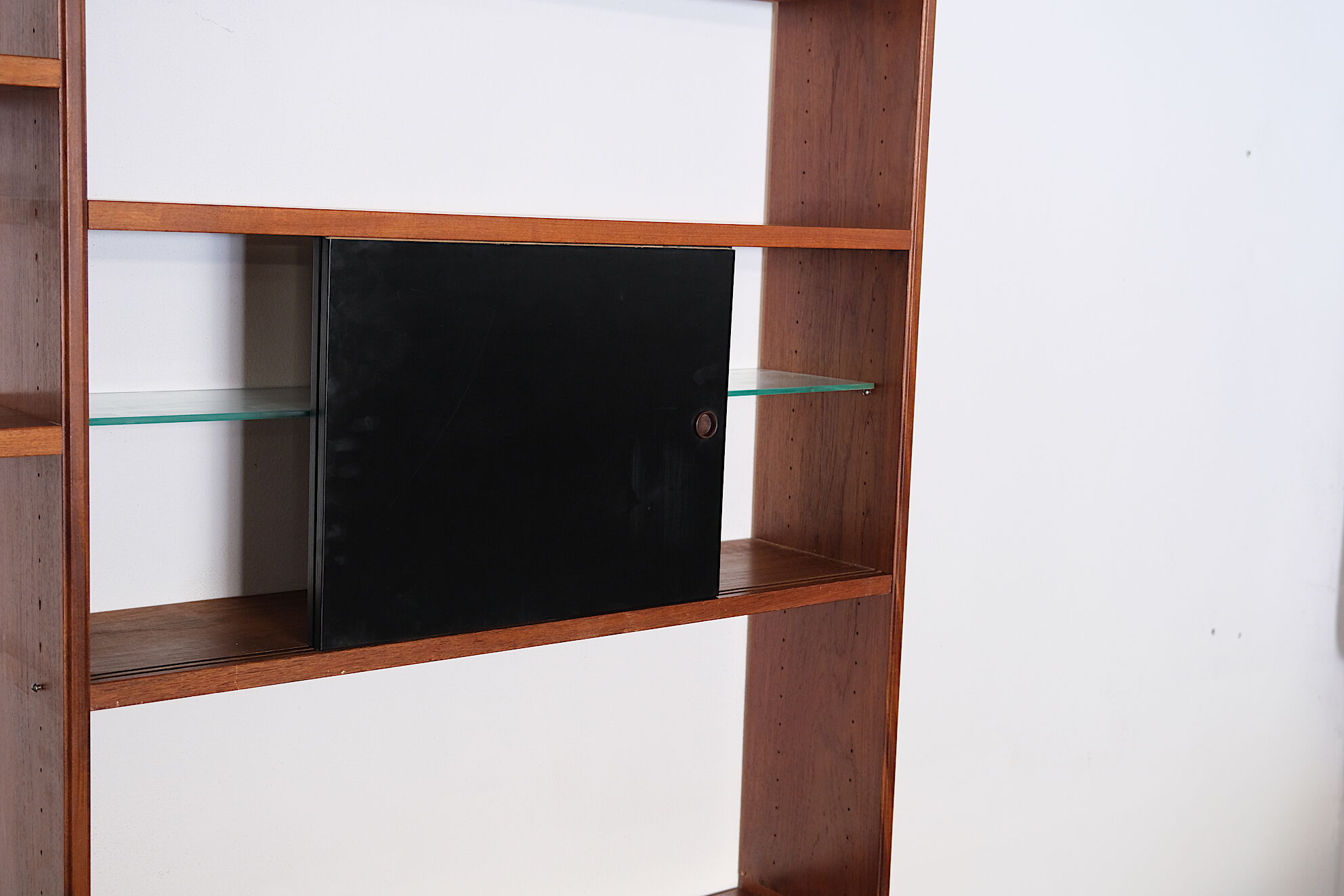 Norwegian Mid Century Modular Standing Shelf, 1960's