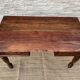Bureau 2 tiroirs en bois acacia style colonial