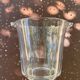 Vintage ribbed glass champagne bucket