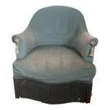 blue toad armchair