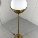 Vereinigte Werkstätten München brass & glass globe floor lamp 1960’s