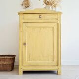 Antique Parisian sideboard in patinated ochre