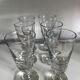 Lot de 6 verres à absinthe, 19ème