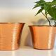 HAMMERED COPPER CACHE-POTS 1960s