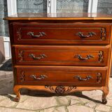 Three-drawer cherry chest of drawers