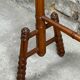 1900s bamboo style wooden towel rack