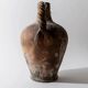 18th-century antique terracotta amphora, Italian ceramic with twisted handles.