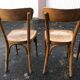 Lot of 4 vintage bistro chairs