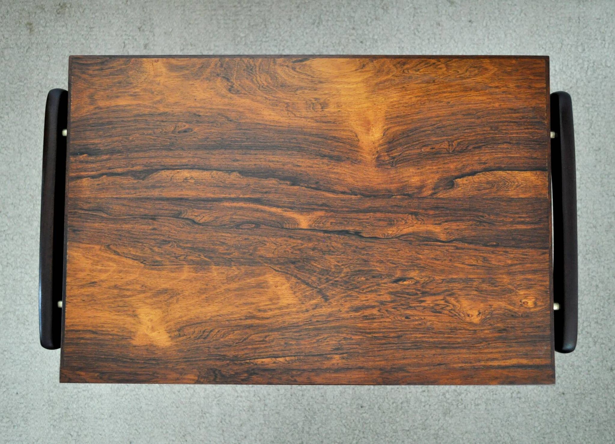 Table de couture scandinave moderne en palissandre, Danemark, 1960s