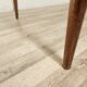 1950s wooden dining table with mirrored top