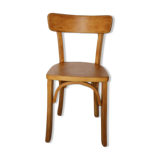 Light beech bistro chair 1950