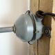 Industrial Factory Wall Lamp with Black Enamel Shade, 1960s