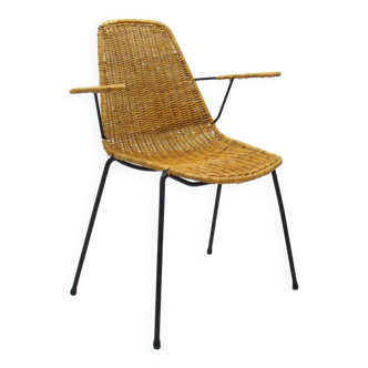 Basket Chair by Gian Franco Legler, 1970s