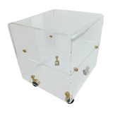 David Lange altuglass plexiglass sofa tip