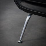 Rare leather lounge chair by Stefan Steenkist for Young International, Netherlands, 1990s