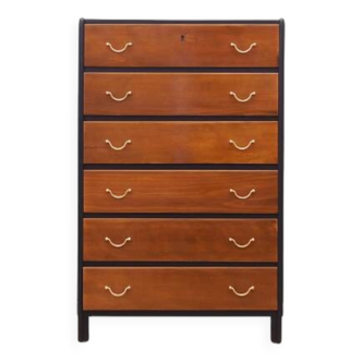 Commode danoise en noyer, années 1960