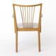 Pair of 1950s Vintage Armchairs, Restored Beech Wood & Light Gray 1950s