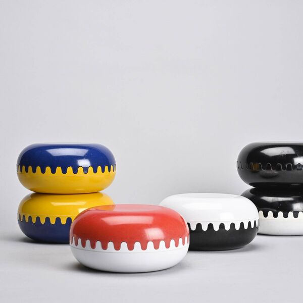 Boîtes Clam, design Alan Fletcher, vers 1970