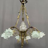 Empire style chandelier.