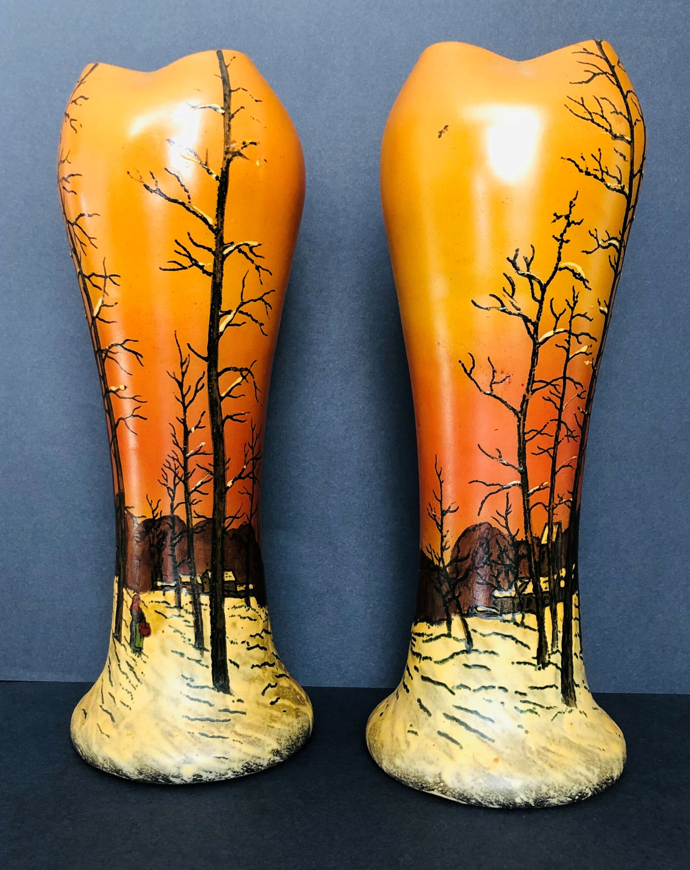 Paire de vases art nouveau