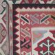 Large geometric kilim rug pure wool 160 x 290 cm