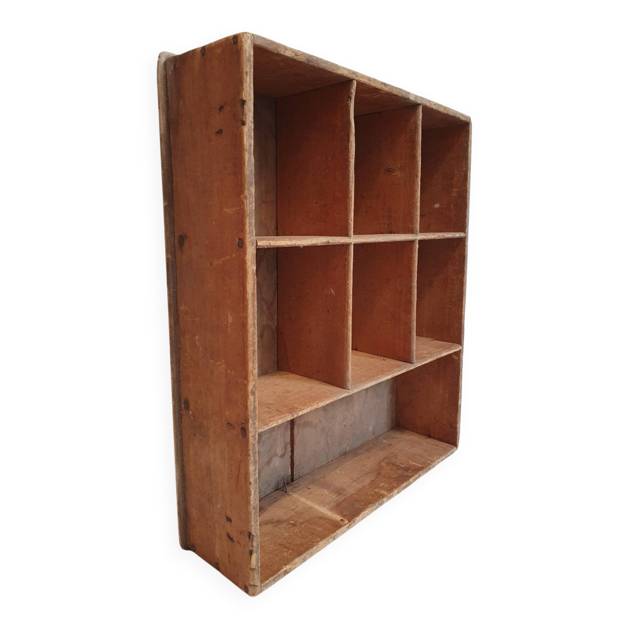 Old wooden locker / handmade display