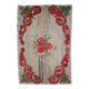 Tapis Hooked Antique Américain, Années 1920, Élégance Florale
