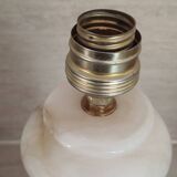 Alabaster baluster lamp base 48 cm