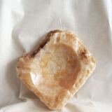 Marbled stone ashtray