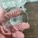 Set of 6 crystal digestif glasses from Saint Louis Trianon.