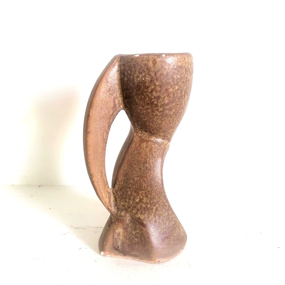 Futuristic ceramic coquetier Vallauris