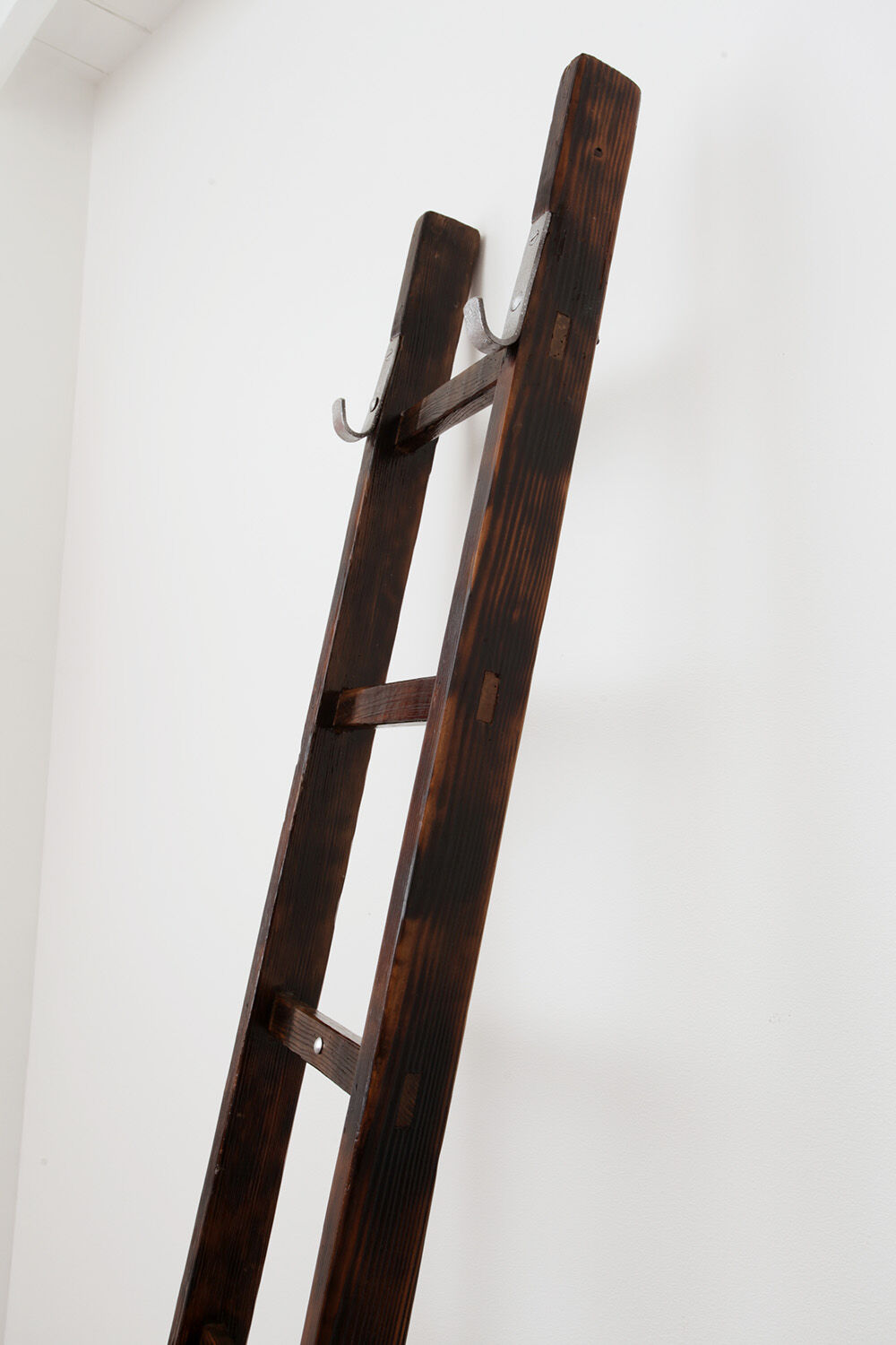 Vintage wooden barn ladder 218 cm