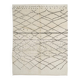 Modern Handknotted Moroccan Azilal style Rug, 100% Wool, Custom Options Available