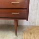Chest of drawers with tapered feet
