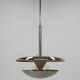 Bauhaus Chandelier by IAS, 1920s, Restored, Three Items Available