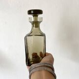 Smoked glass carafe and matching glasses, 1970s