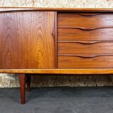 60s 70s teak sideboard Credenza Axel Christensen ACO Møbler Denmark 60s