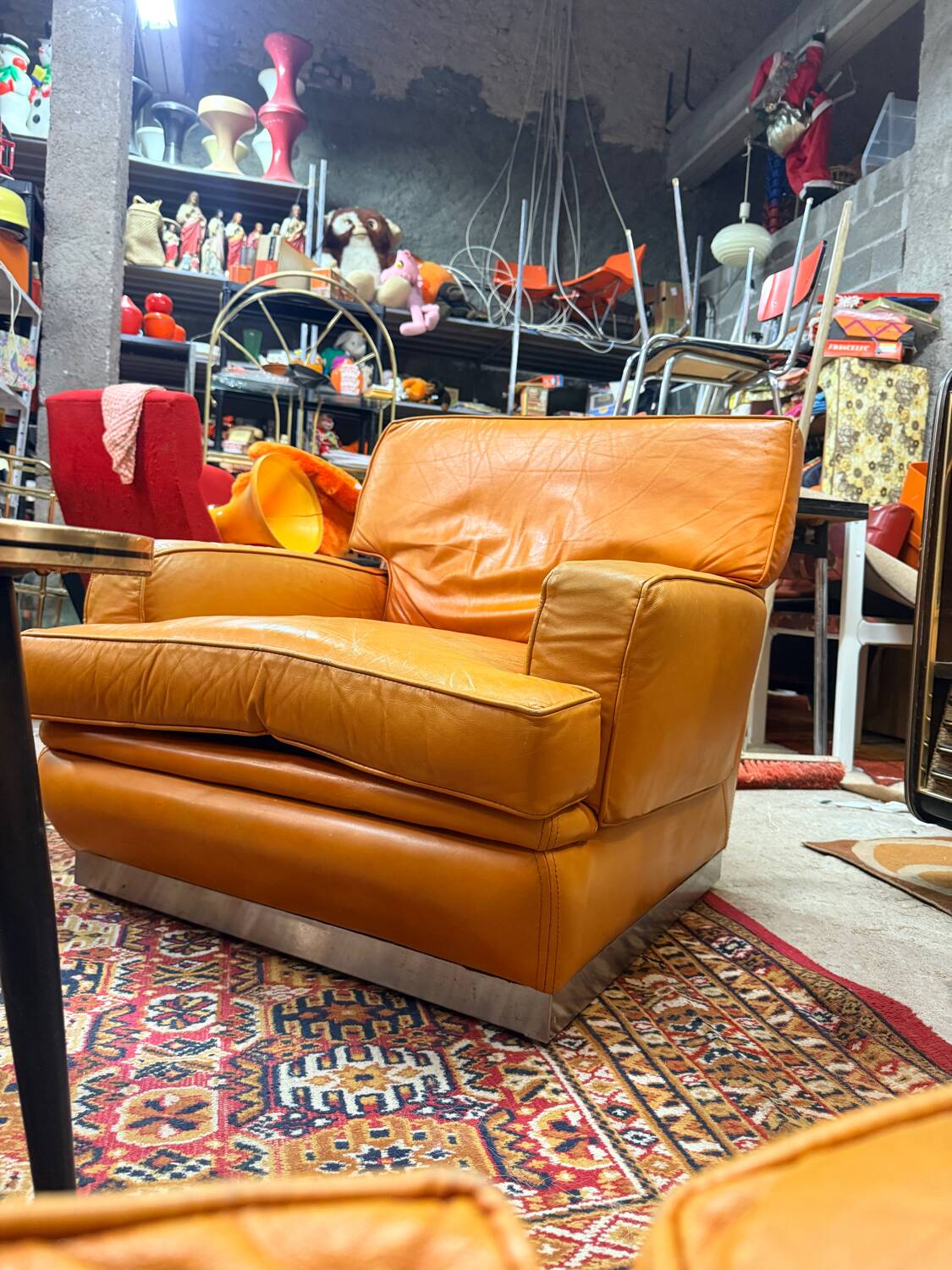 Sofa set + 2 vintage armchairs Roche Bobois - 1970