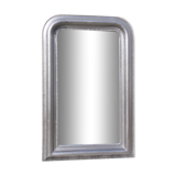 Louis-Philippe style beveled black mirror