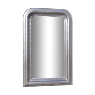 Louis-Philippe style beveled black mirror