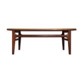 Table basse vintage en teck par Niels Bach, Danemark, 1960