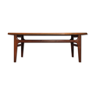 Vintage teak coffee table by Niels Bach, Denmark, 1960