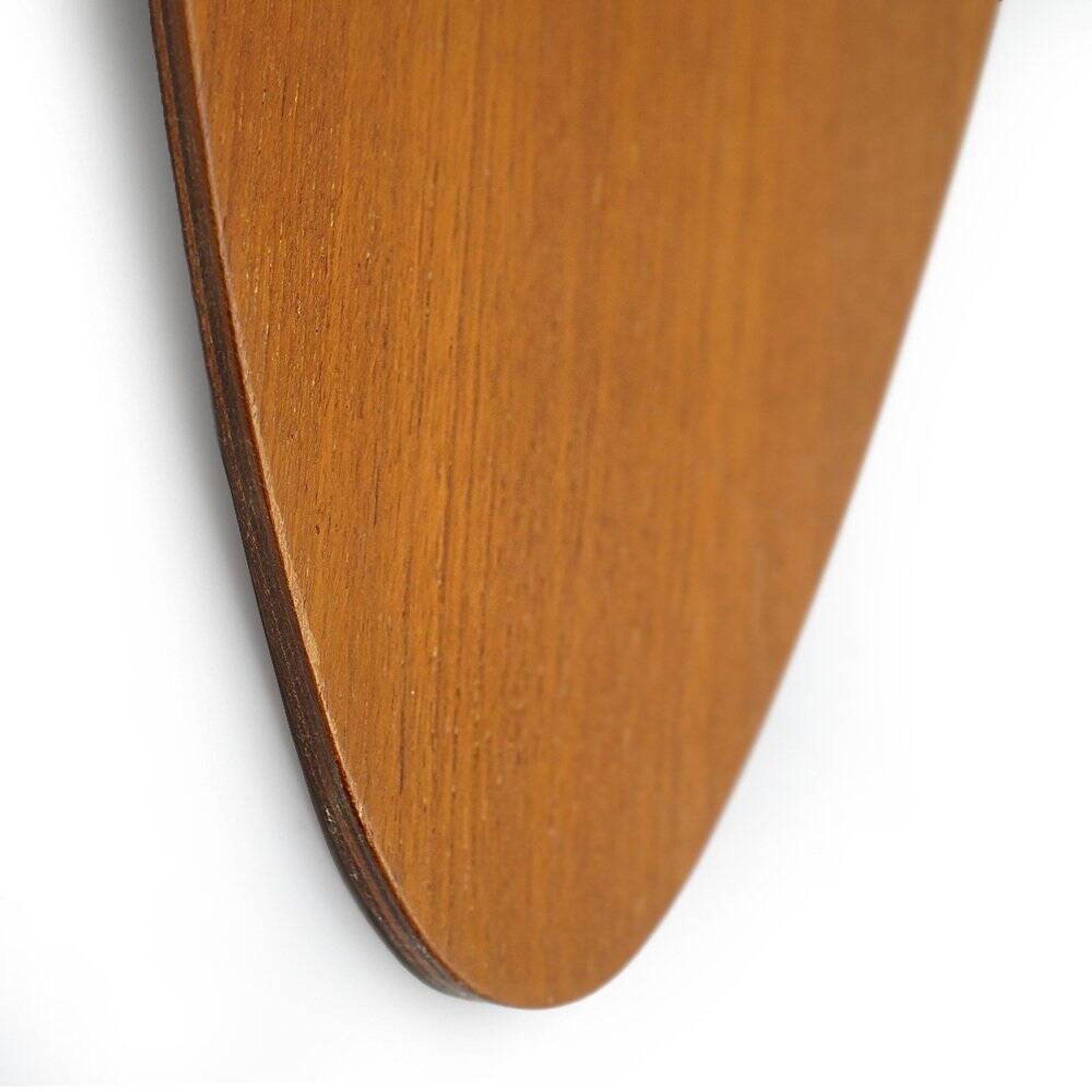 Miroir avec cadre en contreplaqué courbé, années 1960
