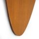 Mirror with curved plywood frame, 1960s