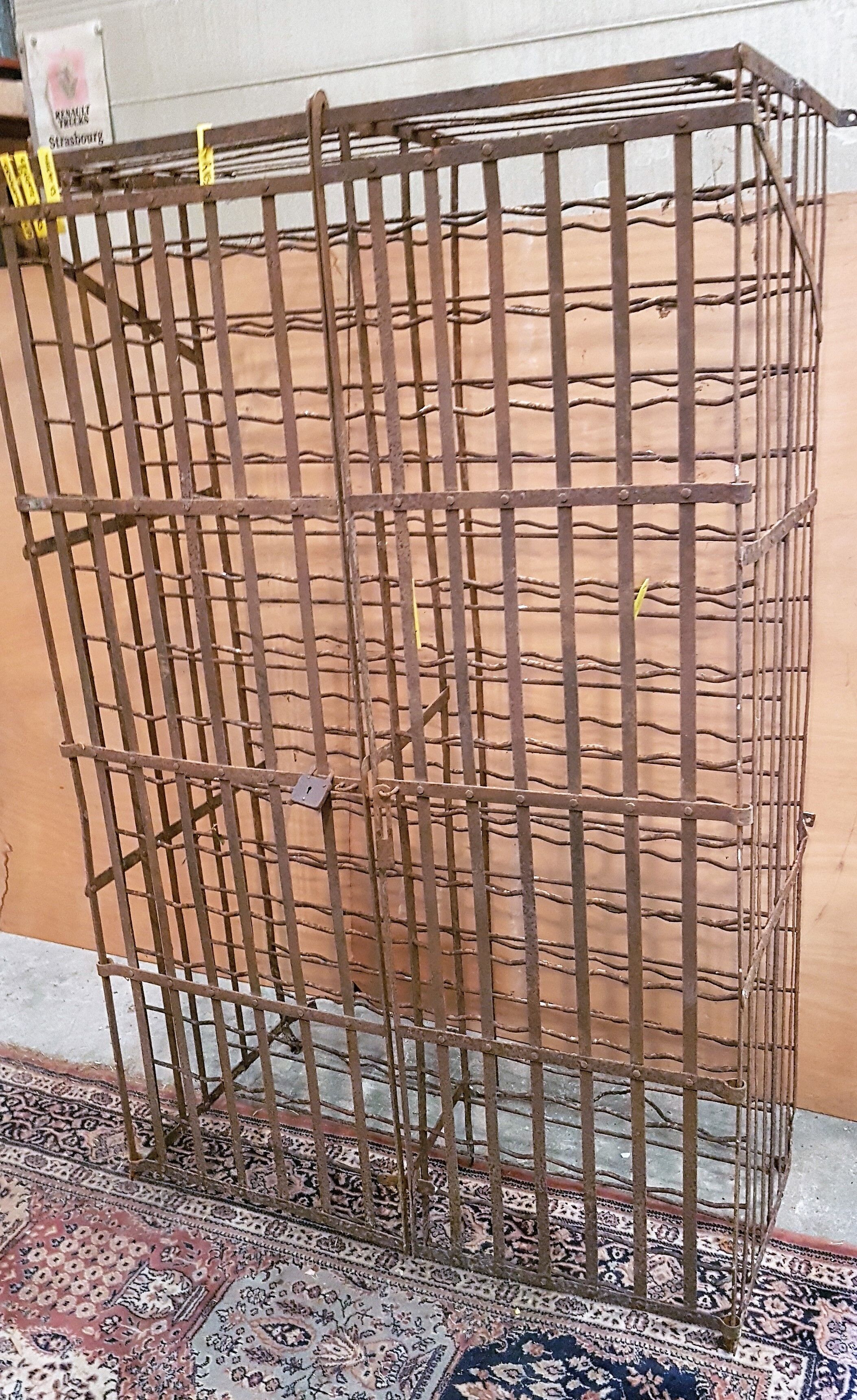 Old locker stores 140 bottles of old cage wines