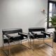 Paire de Fauteuils style Wassily MB50 Marcel Breuer