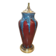 Lampe en Grès Verni Rouge, 1950s